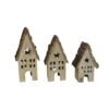 UCI-25012, Christmas Decor-Huts (Set of 3)