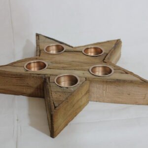 Wooden Candle Holder